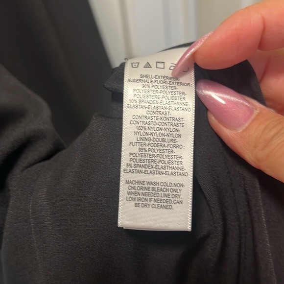 NWOT Dress The Population One Shoulder Sheer Midi Black Sheath Dress Sz Small - Picture 8 of 8